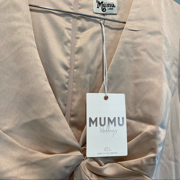 Show Me Your Mumu Rome Twist Gown Champagne - Picture 7 of 10